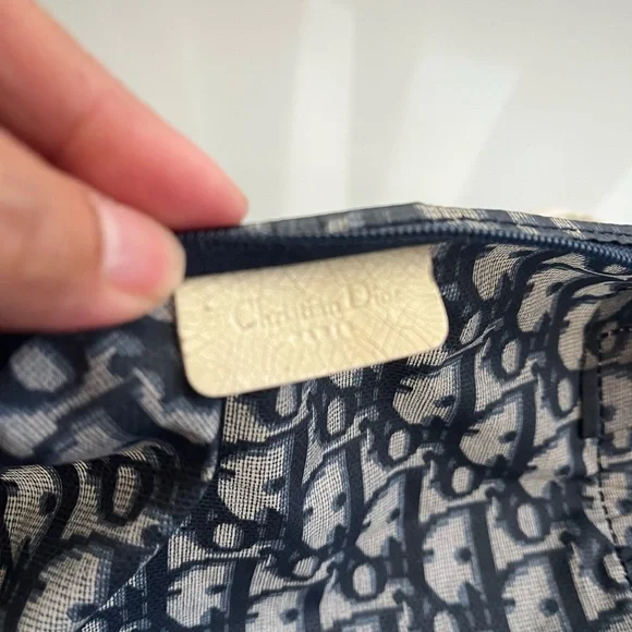 CHRISTIAN DIOR BLUE NYLON TROTTER BAG - Picture 11 of 16